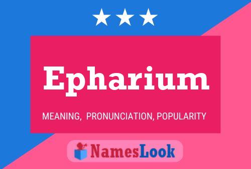 ملصق اسم Epharium