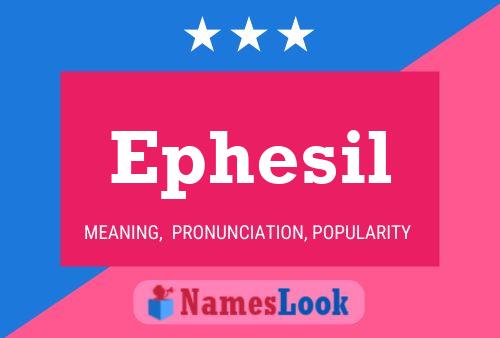 ملصق اسم Ephesil