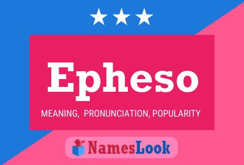 ملصق اسم Epheso