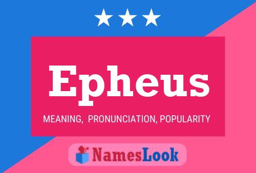 ملصق اسم Epheus