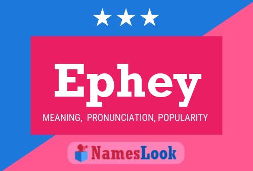 ملصق اسم Ephey