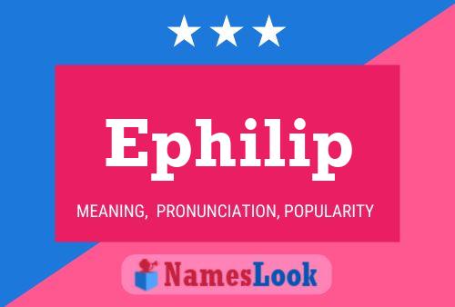 ملصق اسم Ephilip