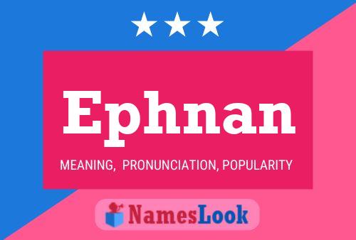 ملصق اسم Ephnan