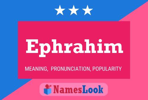 ملصق اسم Ephrahim