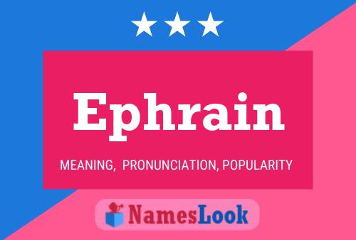 ملصق اسم Ephrain