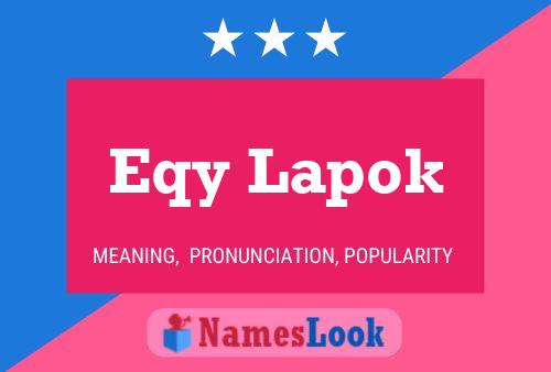 ملصق اسم Eqy Lapok