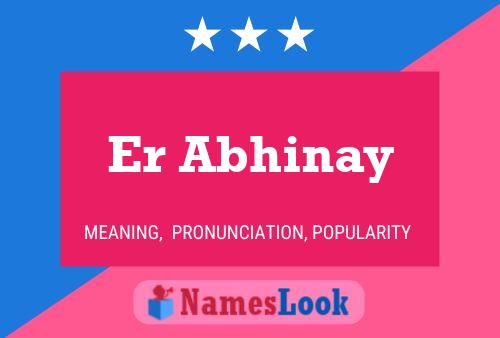 ملصق اسم Er Abhinay