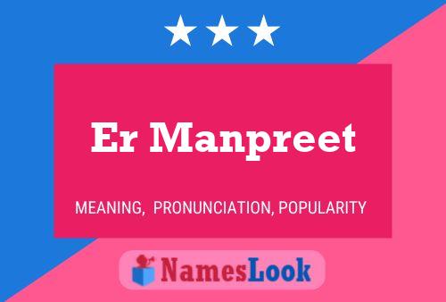 ملصق اسم Er Manpreet