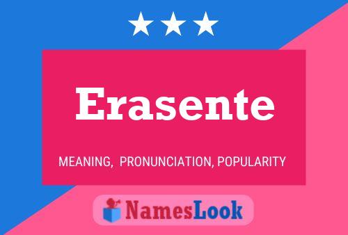 ملصق اسم Erasente