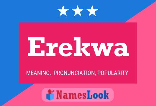 ملصق اسم Erekwa