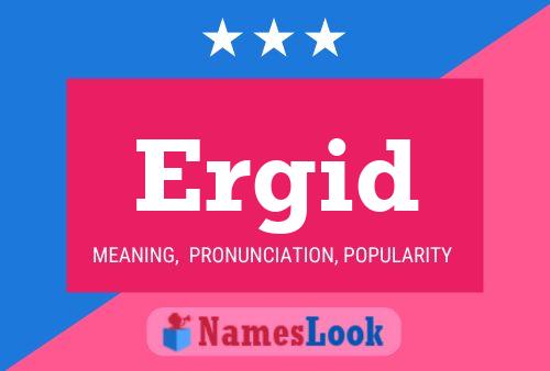 ملصق اسم Ergid