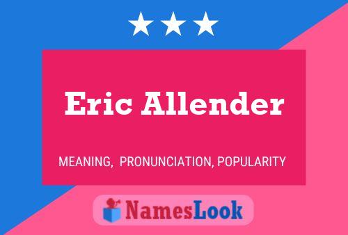 ملصق اسم Eric Allender