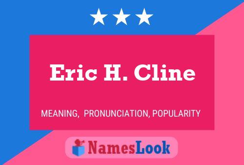 ملصق اسم Eric H. Cline