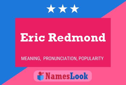 ملصق اسم Eric Redmond