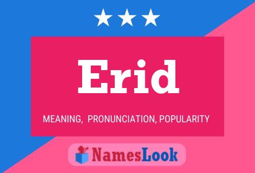 ملصق اسم Erid