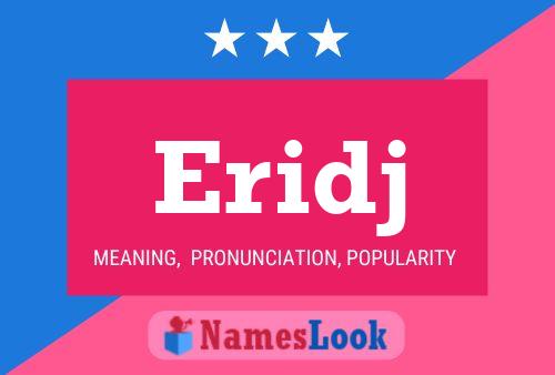 ملصق اسم Eridj