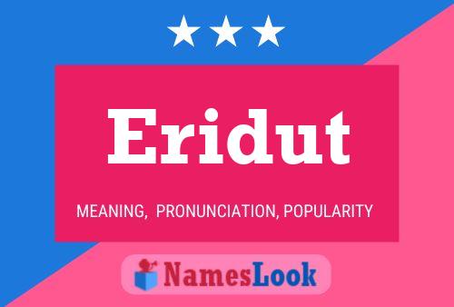 ملصق اسم Eridut