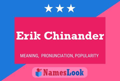 ملصق اسم Erik Chinander