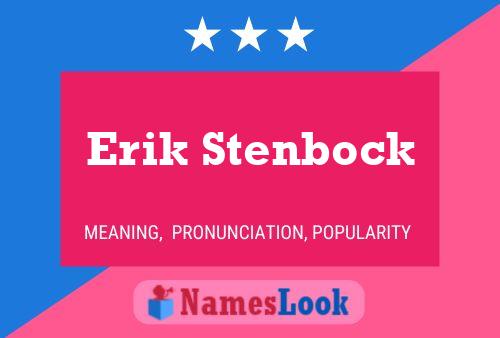 ملصق اسم Erik Stenbock