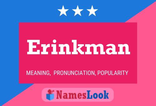 ملصق اسم Erinkman