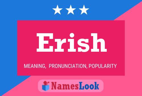 ملصق اسم Erish