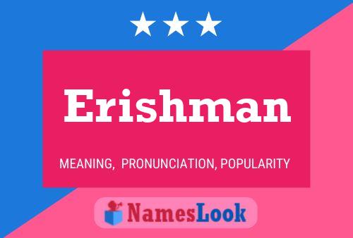 ملصق اسم Erishman