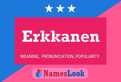 ملصق اسم Erkkanen