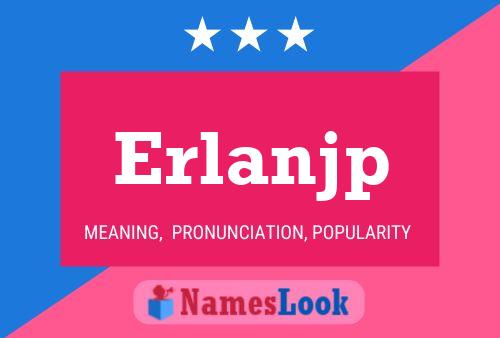 ملصق اسم Erlanjp