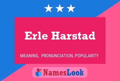 ملصق اسم Erle Harstad