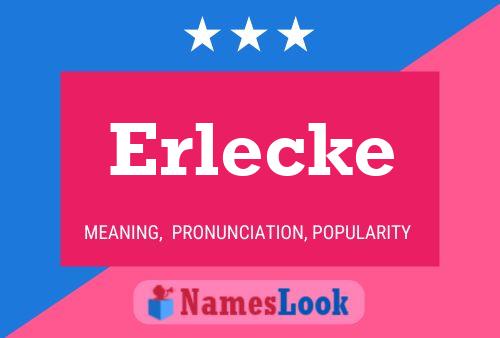 ملصق اسم Erlecke