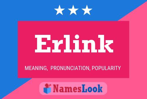 ملصق اسم Erlink