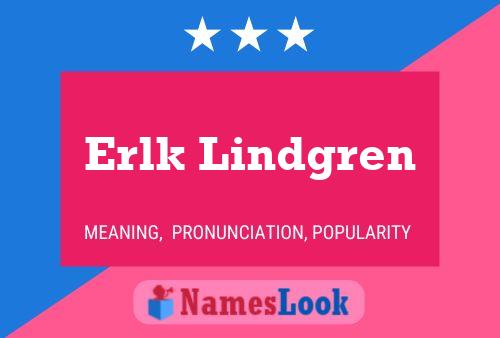 ملصق اسم Erlk Lindgren