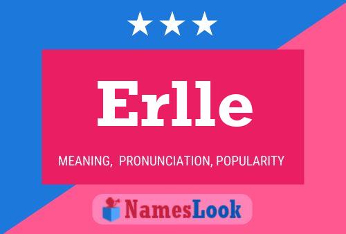 ملصق اسم Erlle