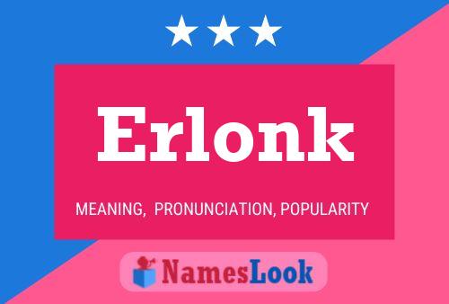 ملصق اسم Erlonk