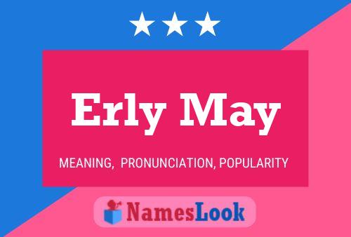 ملصق اسم Erly May