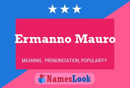 ملصق اسم Ermanno Mauro