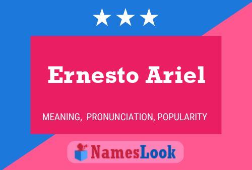 ملصق اسم Ernesto Ariel