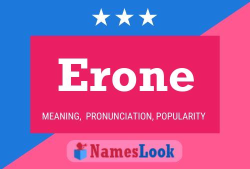 ملصق اسم Erone