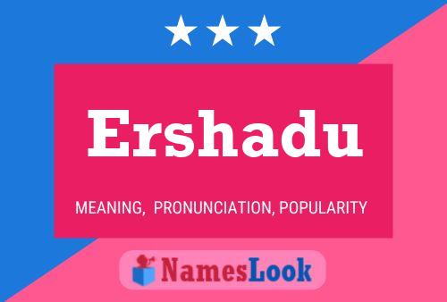 ملصق اسم Ershadu