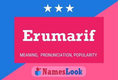 ملصق اسم Erumarif