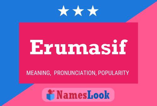 ملصق اسم Erumasif