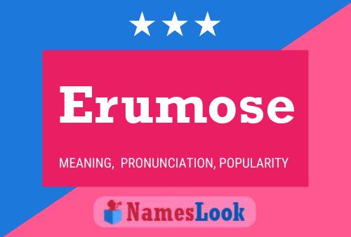 ملصق اسم Erumose