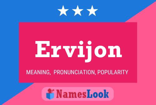 ملصق اسم Ervijon