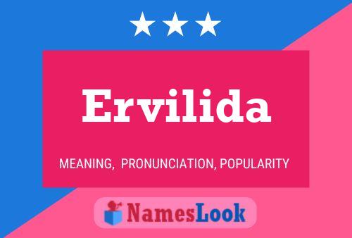 ملصق اسم Ervilida