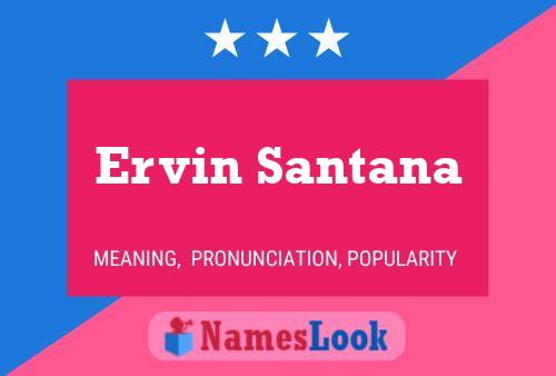 ملصق اسم Ervin Santana