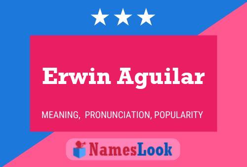 ملصق اسم Erwin Aguilar