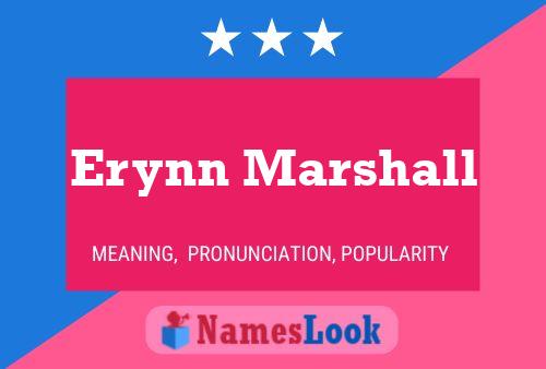 ملصق اسم Erynn Marshall