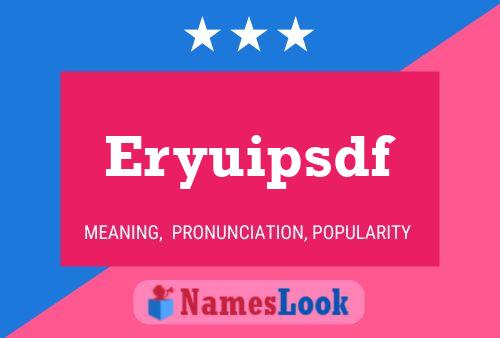 ملصق اسم Eryuipsdf