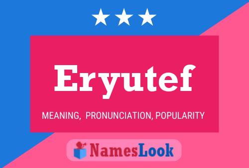 ملصق اسم Eryutef