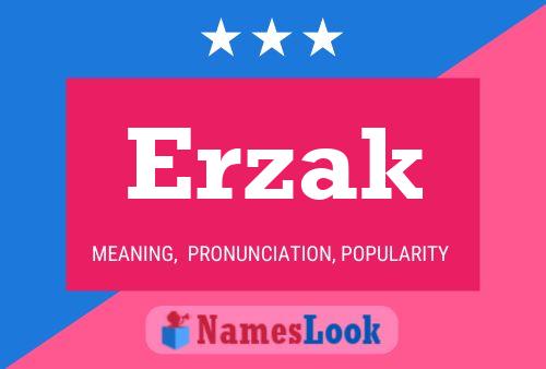 ملصق اسم Erzak